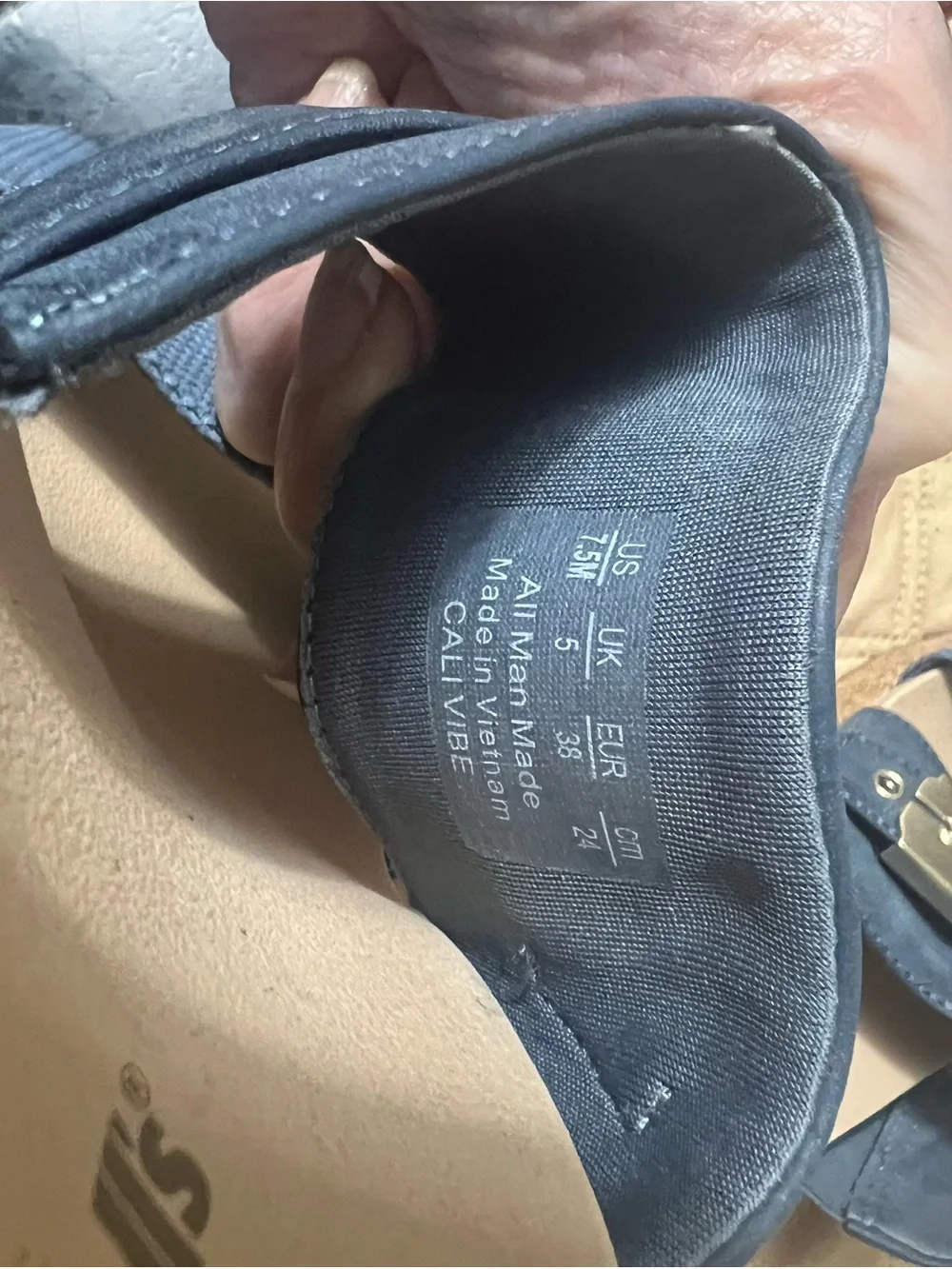 Dr. Scholl's Blue Cali Vibe Double-Strap Slide Wedges